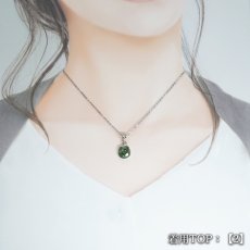 画像4: ダイオプサイト ペンダントトップ SV925 ロシア産【一点物】Diopside ローズカット 覆輪 フクリン 透輝石 天然石 パワーストーン カラーストーン (4)