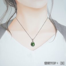 画像5: ダイオプサイト ペンダントトップ SV925 ロシア産【一点物】Diopside ローズカット 覆輪 フクリン 透輝石 天然石 パワーストーン カラーストーン (5)
