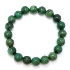 画像3: ナミビア翡翠 ブレスレット 10mm ナミビア共和国産 Namibian Jade ナミビアンジェード 翡翠 ひすい グリーン 希少石 お守り 浄化 パワーストーン 天然石 カラーストーン (3)
