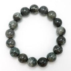 画像3: 熊野薬石 グレー ブレスレット 12mm 日本銘石 Kumano Yakuseki 三重県 鉱物 天然石 パワーストーン カラーストーン (3)