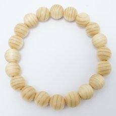 画像3: 蝦夷松(えぞまつ) ブレスレット 10mm 北海道産 【日本銘木】47都道府県 YEZO Spruce 自社製 日本製 天然木 パワーズウッド (3)