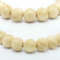 画像2: 蝦夷松(えぞまつ) ブレスレット 8mm 北海道産 【日本銘木】47都道府県 YEZO Spruce 自社製 日本製 天然木 パワーズウッド (2)