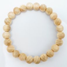 画像3: 常陸国ひのき(ひたちのくにひのき) ブレスレット 8mm 茨城県産 【日本銘木】47都道府県 HITACHI NO KUNI Japanese Cypress 自社製 日本製 天然木 パワーズウッド (3)