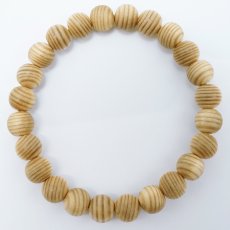 画像3: 神山杉(かみやますぎ) ブレスレット 8mm 徳島県産 【日本銘木】47都道府県 KAMIYAMA Cedar 自社製 日本製 天然木 パワーズウッド (3)