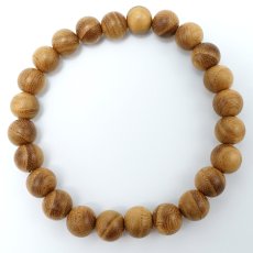 画像3: 武蔵国欅(むさしのくにけやき) ブレスレット 8mm 埼玉県産 【日本銘木】47都道府県 MUSASHINOKUNI Japanese zelkova 自社製 日本製 天然木 パワーズウッド (3)