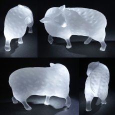 画像2: 天然水晶 未 彫り物 ブラジル産 山梨伝統技術士作 【一点物】 Quartz 水晶 石英 4月誕生石 縁起物 干支 羊 ひつじ 手研磨 職人 無処理 天然石 パワーストーン (2)