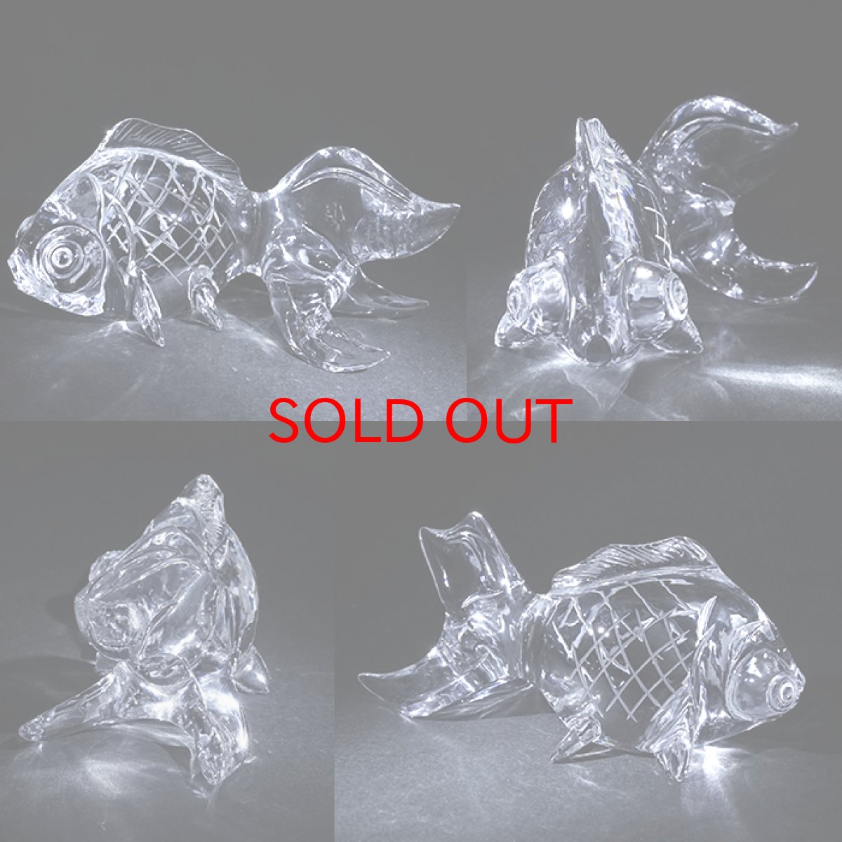 画像2: 天然水晶 金魚 彫り物 ブラジル産 山梨伝統技術士作 【一点物】 Quartz 水晶 石英 4月誕生石 縁起物 日本製 手研磨 職人 無処理 天然石 パワーストーン (2)