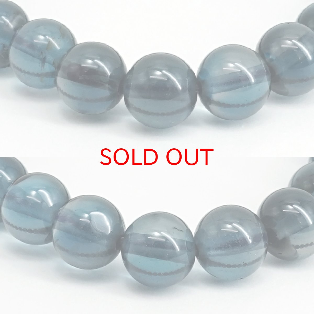 画像2: ロンドンブルートパーズ 7mm ブレスレット 【一点もの】 ブラジル産  Blue topaz ブルートパーズ 黄玉 11月誕生石 天然石 パワーストーン カラーストーン (2)