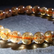 画像4: インペリアルトパーズ 7mm ブレスレット 【一点もの】 ブラジル産 Inperial Topaz トパーズ 11月誕生石 天然石 パワーストーン カラーストーン (4)
