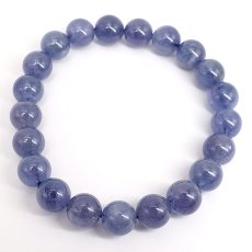 画像3: タンザナイト 9mm ブレスレット 【一点もの】 タンザニア産 Tanzanite ゾイサイト 12月誕生石 天然石 パワーストーン カラーストーン (3)