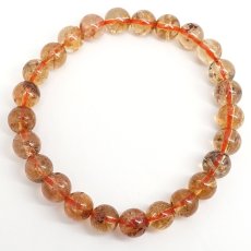 画像3: インペリアルトパーズ 7mm ブレスレット 【一点もの】 ブラジル産 Inperial Topaz トパーズ 11月誕生石 天然石 パワーストーン カラーストーン (3)