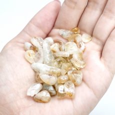 画像3: さざれ 100g シトリン 【中粒】 Citrine 浄化 ヒーリング 風水 天然石 パワーストーン カラーストーン (3)