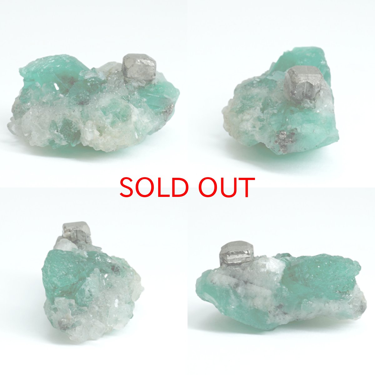 画像2: 【SALE 14%OFF】 エメラルド パイライト共生 原石 約12.3g コロンビア ムソ鉱山産 【一点もの】 Emerald 鉱物 標本 結晶 緑柱石 浄化 お守り 天然石 パワーストーン カラーストーン (2)