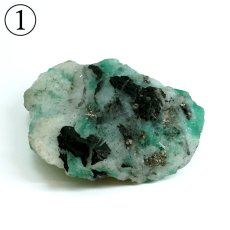 画像3: エメラルド 原石 コロンビア ムソ鉱山産 【一点もの】 Emerald 鉱物 標本 結晶 緑柱石 浄化 お守り 天然石 パワーストーン カラーストーン (3)