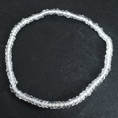 画像3: ペタライト 3.5mm ブレスレット ボタンカット 【一点もの】 ブラジル産 Petalite 葉長石 ペタル石 天然石 パワーストーン カラーストーン (3)