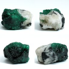 画像2: エメラルド 原石 約23.4g コロンビア ムソ鉱山産 【一点もの】 Emerald 鉱物 標本 結晶 緑柱石 浄化 お守り 天然石 パワーストーン カラーストーン (2)