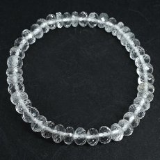 画像3: ペタライト 7mm ブレスレット ボタンカット 【一点もの】 ブラジル産 Petalite 葉長石 ペタル石 天然石 パワーストーン カラーストーン (3)