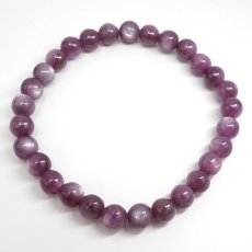 画像3: バイオレットスターサファイア 7mm ブレスレット 【一点もの】 ギニア産 Violet Star Sapphire 9月誕生石 サファイア ヒーリング 天然石 パワーストーン カラーストーン (3)