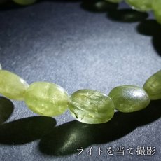 画像4: スフェーン タンブル ブレスレット【一点もの】ブラジル産 Sphene チタナイト ７月誕生石 ヒーリング 浄化 天然石 パワーストーン カラーストーン (4)