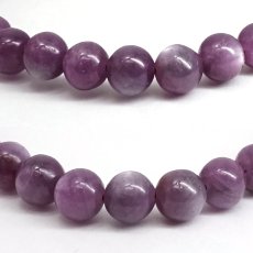 画像2: バイオレットスターサファイア 7mm ブレスレット 【一点もの】 ギニア産 Violet Star Sapphire 9月誕生石 サファイア ヒーリング 天然石 パワーストーン カラーストーン (2)