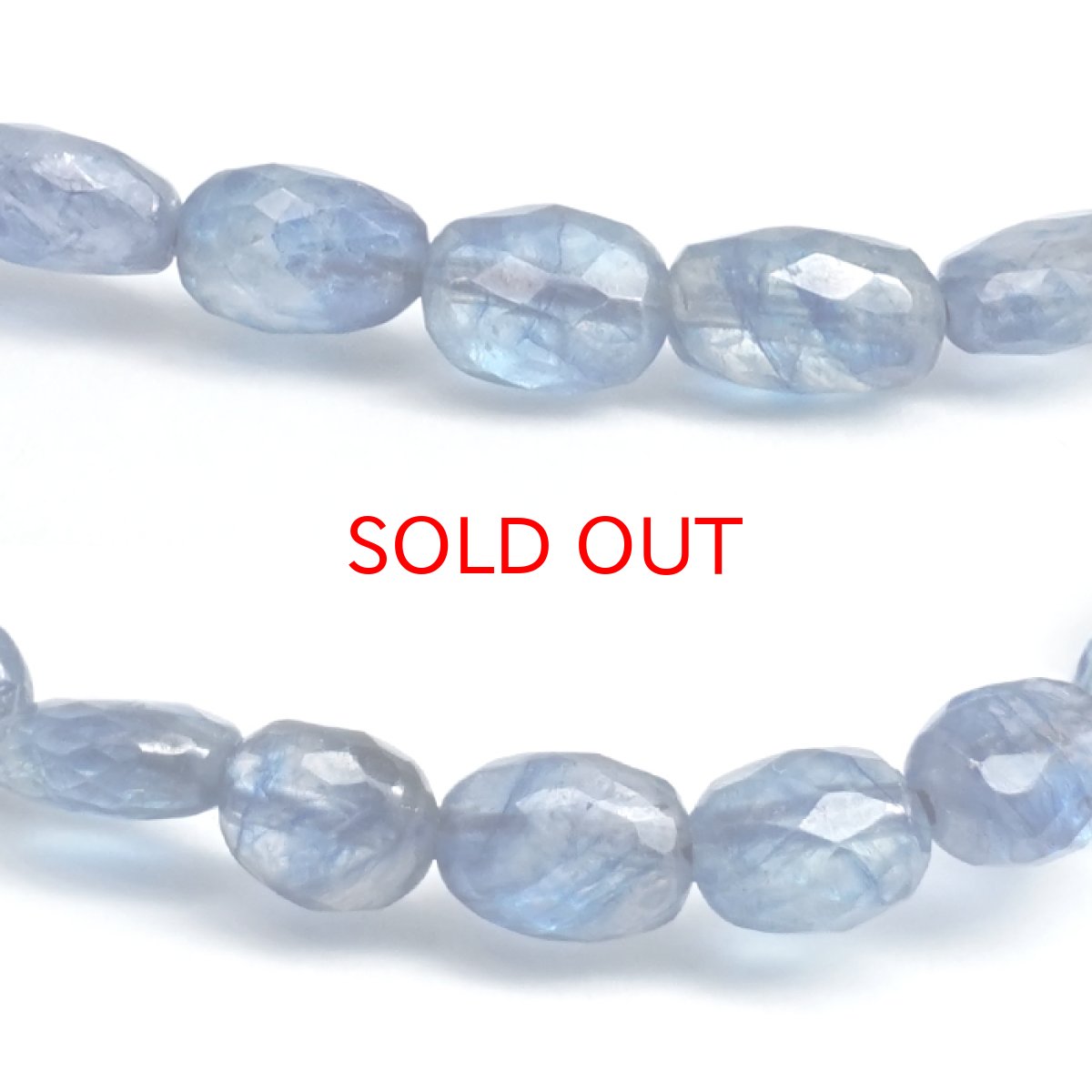 画像2: サファイア タンブル ブレスレット カット 【一点もの】 リトアニア産 Sapphire 9月誕生石 ブルー ヒーリング 浄化 天然石 パワーストーン カラーストーン (2)