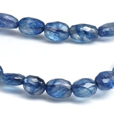 画像2: サファイア タンブル ブレスレット カット 【一点もの】 リトアニア産 Sapphire 9月誕生石 ブルー ヒーリング 浄化 天然石 パワーストーン カラーストーン (2)