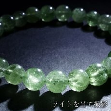 画像4: ツァボライト 7mm ブレスレット【一点もの】タンザニア産 Tsavorite グリーンガーネット 1月誕生石 ヒーリング 浄化 天然石 パワーストーン カラーストーン (4)