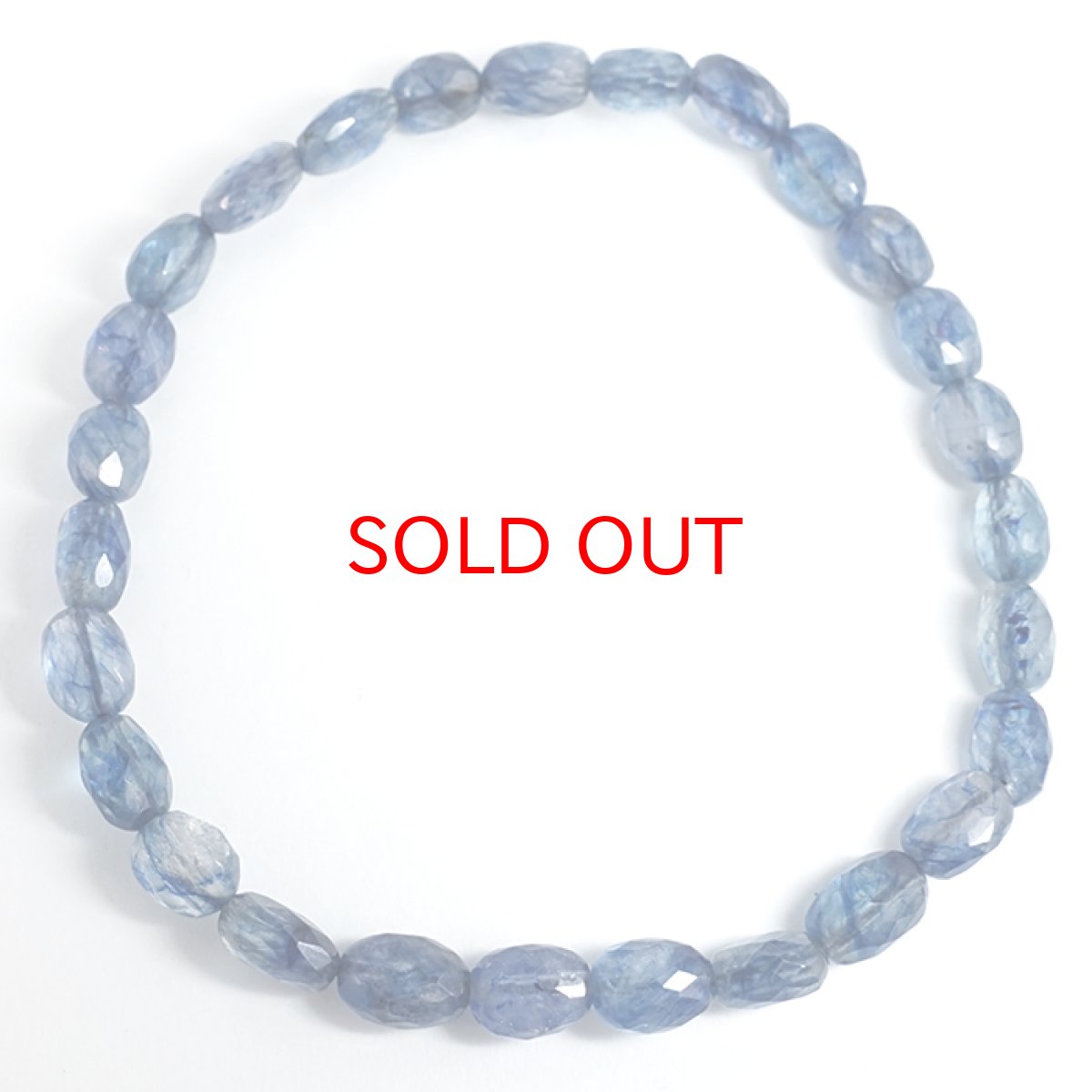 画像3: サファイア タンブル ブレスレット カット 【一点もの】 リトアニア産 Sapphire 9月誕生石 ブルー ヒーリング 浄化 天然石 パワーストーン カラーストーン (3)