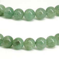 画像2: エメラルド 6mm ブレスレット【一点もの】ブラジル産 Emerald 裸石 緑柱石 5月誕生石 天然石 パワーストーン カラーストーン (2)