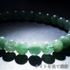 画像4: エメラルド 6mm ブレスレット【一点もの】ブラジル産 Emerald 裸石 緑柱石 5月誕生石 天然石 パワーストーン カラーストーン (4)