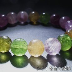 画像4: キャンディーカラートルマリン ブレスレット 9mm ブラジル産 【一点もの】Tourmaline トルマリン 10月誕生石 天然石 パワーストーン カラーストーン (4)