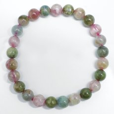 画像3: トルマリンキャッツアイ ブレスレット 7mm ブラジル産 【一点もの】Tourmaline Cat's Eye トルマリン 10月誕生石 天然石 パワーストーン カラーストーン (3)
