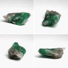 画像2: エメラルド 原石 約2.9g コロンビア ムソ鉱山産 【一点もの】 Emerald 鉱物 標本 結晶 緑柱石 浄化 お守り 天然石 パワーストーン カラーストーン (2)