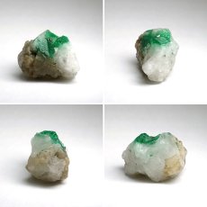 画像2: エメラルド 原石 約5.6g コロンビア ムソ鉱山産 【一点もの】 Emerald 鉱物 標本 結晶 緑柱石 浄化 お守り 天然石 パワーストーン カラーストーン (2)
