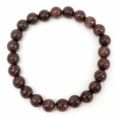 画像3: 【山梨一級研磨士 作】 愛知ロードナイト 柄なし 8mm ブレスレット 愛知県産 手研磨 山梨県甲府市 職人 匠 宝石研磨 お守り 浄化 日本銘石 天然石 パワーストーン (3)