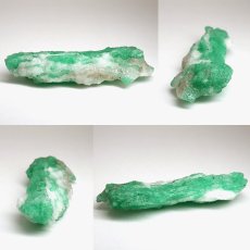 画像2: エメラルド 原石 約11.3g コロンビア ムソ鉱山産 【一点もの】 Emerald 鉱物 標本 結晶 緑柱石 浄化 お守り 天然石 パワーストーン カラーストーン (2)
