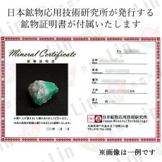 画像5: エメラルド 原石 約5.0g コロンビア ムソ鉱山産 【一点もの】 Emerald 鉱物 標本 結晶 緑柱石 浄化 お守り 天然石 パワーストーン カラーストーン (5)