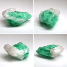 画像2: エメラルド 原石 約11.0g コロンビア ムソ鉱山産 【一点もの】 Emerald 鉱物 標本 結晶 緑柱石 浄化 お守り 天然石 パワーストーン カラーストーン (2)