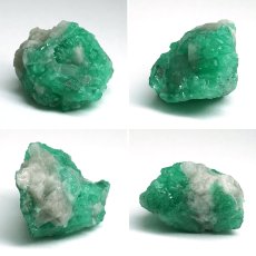 画像2: エメラルド 原石 約5.3g コロンビア ムソ鉱山産 【一点もの】 Emerald 鉱物 標本 結晶 緑柱石 浄化 お守り 天然石 パワーストーン カラーストーン (2)
