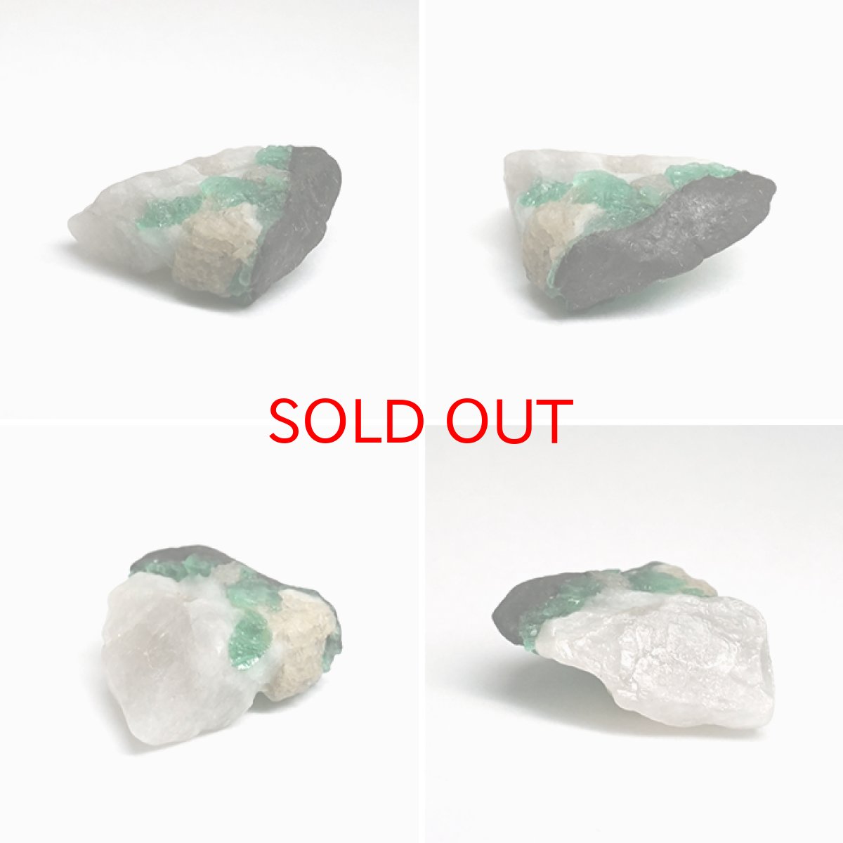 画像2: エメラルド 原石 約2.2g コロンビア ムソ鉱山産 【一点もの】 Emerald 鉱物 標本 結晶 緑柱石 浄化 お守り 天然石 パワーストーン カラーストーン (2)