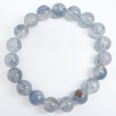 画像3: カイヤナイトインクォーツ ブレスレット 10mm ブラジル産 【一点もの】Kyanite in Quartz ブルー カイヤナイト 水晶 浄化 ヒーリング 天然石 パワーストーン カラーストーン (3)