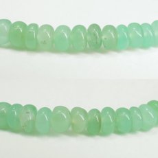 画像2: クリソプレーズ ブレスレット 5.5mm タイヤ型 オーストラリア産 【一点もの】Chrysoprase 5月誕生石 カルセドニー 玉髄 天然石 パワーストーン カラーストーン (2)