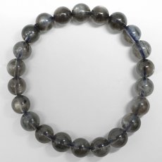 画像3: ブラックシーンベリル ブレスレット 8.5mm ブラジル産 【一点もの】Black Beryl ベリル 天然石 パワーストーン カラーストーン (3)