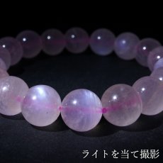 画像4: ピンクムーンストーン ブレスレット 11.5mm スリランカ産 【一点もの】Pink Moonstone 6月誕生石 月長石 シラー 天然石 パワーストーン カラーストーン (4)