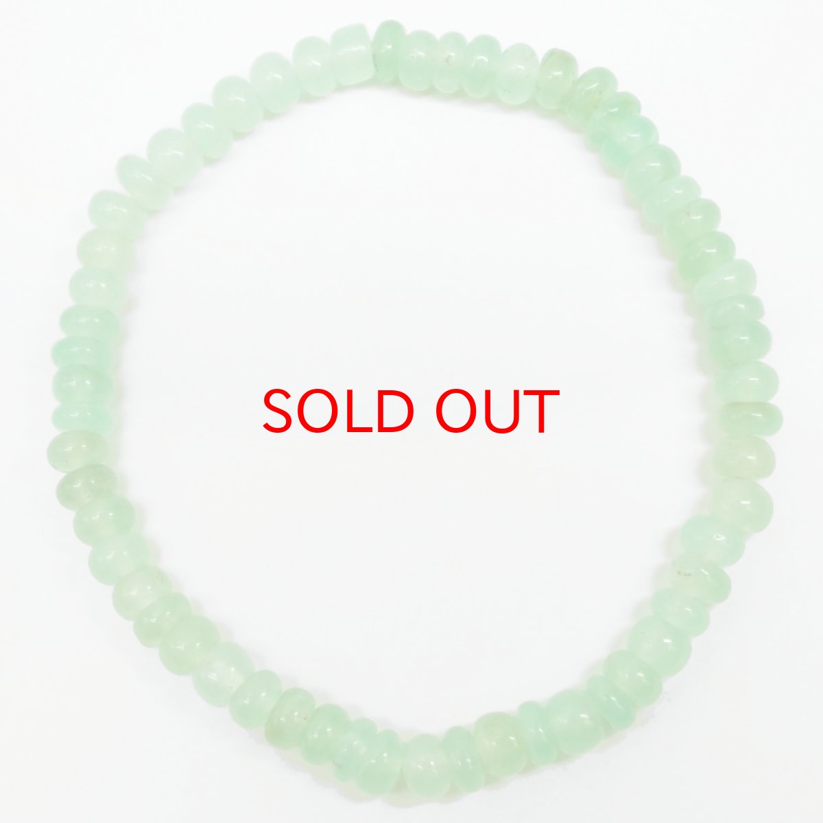 画像3: 【SALE 14%OFF】 クリソプレーズ ブレスレット 5.5mm タイヤ型 オーストラリア産 【一点もの】Chrysoprase 5月誕生石 カルセドニー 玉髄 天然石 パワーストーン カラーストーン (3)