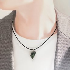 画像3: 青虎天眼石 ペンダントトップ 北海道産 AOTRA TENGAN Blue Stone 日本製 自社製 ステンレス アオトラ石 日本銘石 天然石 パワーストーン カラーストーン (3)