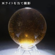 画像3: 【山梨甲府研磨】黒水晶 60mm 丸玉 ブラジル産 【一点物】手研磨 山梨県甲府市 職人 匠 宝石研磨 クォーツ スフィア お守り 浄化 天然石 パワーストーン カラーストーン (3)