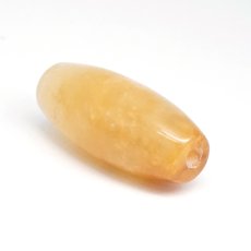 画像10: 静岡水晶 白 黄 天珠 約32mm 静岡県産 【 一点もの 】 Shizuoka Quartz 石英 水晶 日本製 自社製 日本銘石 天然石 パワーストーン カラーストーン (10)