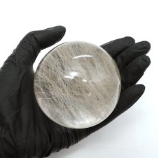 画像5: ルチルクォーツ 丸玉 65mm ブラジル産 スフィア 【 一点もの 】 Rutile quartz 希少 針水晶 ルチル 鉱物 浄化 お守り 風水 オブジェ 幸運 開運 運気 天然石 パワーストーン (5)