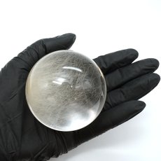 画像5: ルチルクォーツ 丸玉 60mm ブラジル産 スフィア 【 一点もの 】 Rutile quartz 希少 針水晶 ルチル 鉱物 浄化 お守り 風水 オブジェ 幸運 開運 運気 天然石 パワーストーン (5)